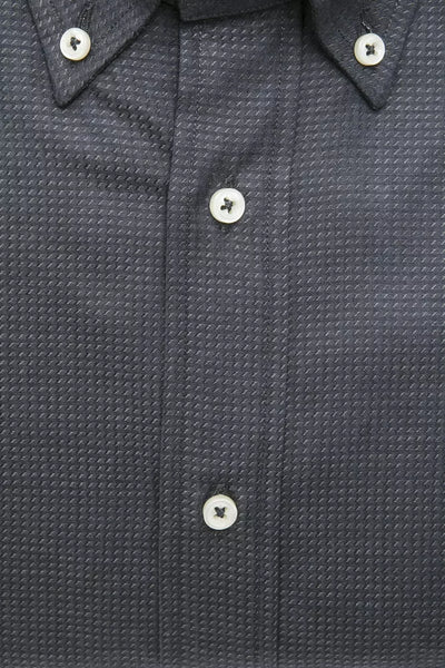 Chemise homme en coton vert Robert Friedman