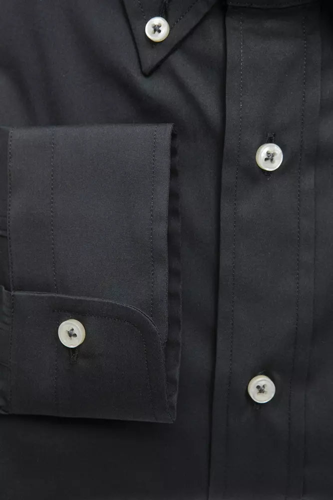 Chemise homme en coton gris Robert Friedman