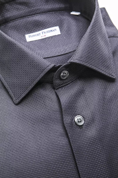 Chemise homme en coton bleu de Robert Friedman
