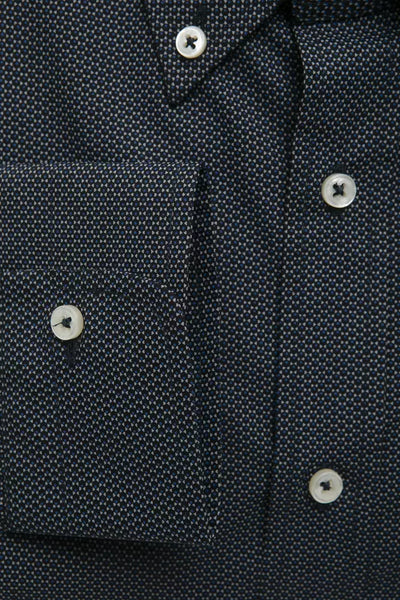 Chemise homme en coton noir Robert Friedman