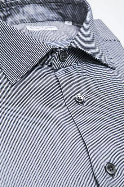 Chemise homme en coton bleu Robert Friedman