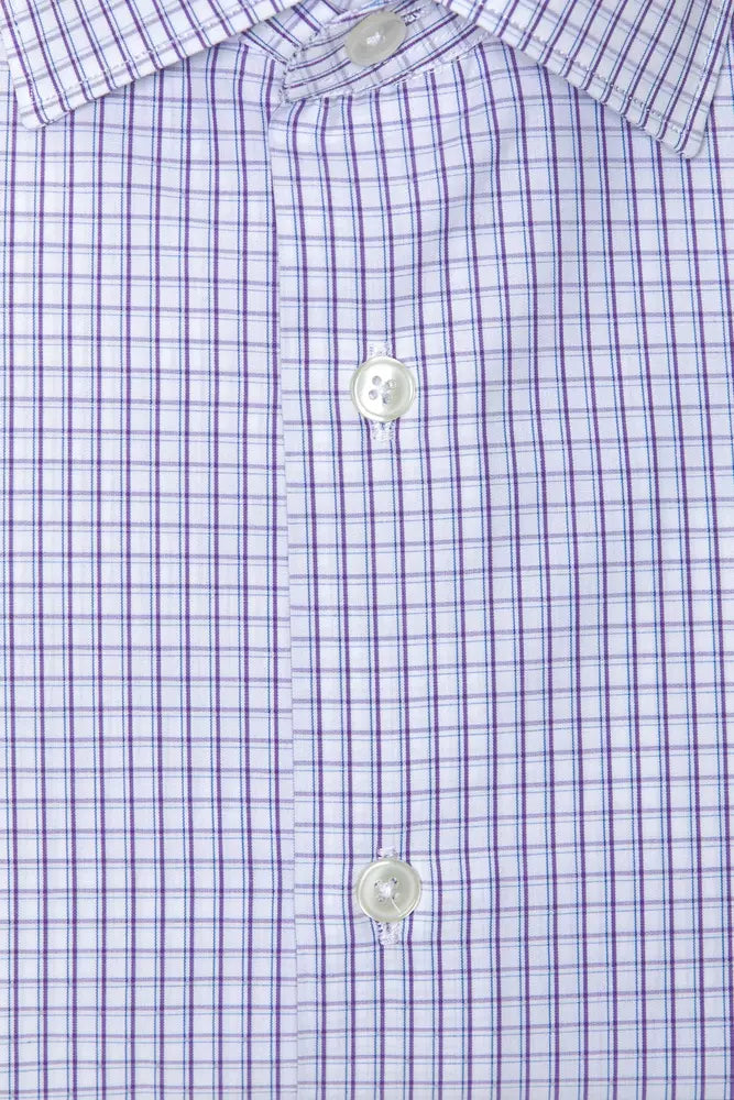Chemise homme en coton bordeaux Robert Friedman