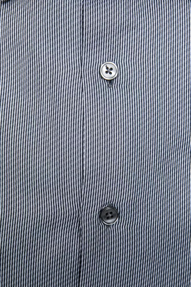 Chemise homme en coton bleu Robert Friedman
