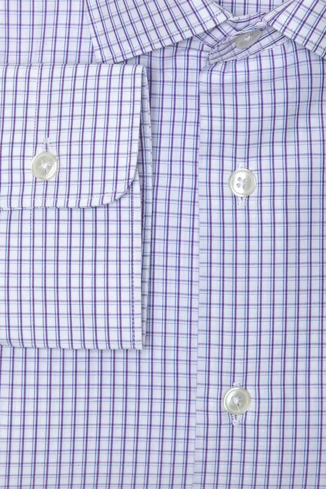 Chemise homme en coton bordeaux Robert Friedman