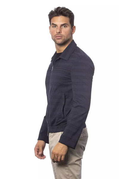 Veste en laine bleue Verri pour homme