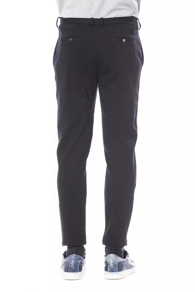 Verri Blue Viscose Men's Pant
