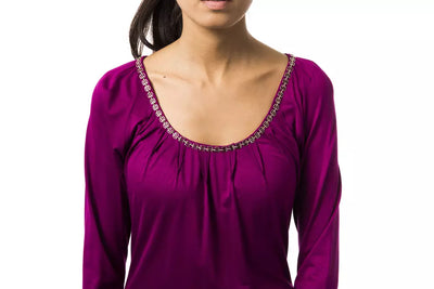 BYBLOS Paarse Viscose Dames Top
