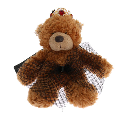 Dolce &amp; Gabbana Teddybeer Gouden Kristallen Kroon Tiara Diadeem Haarband