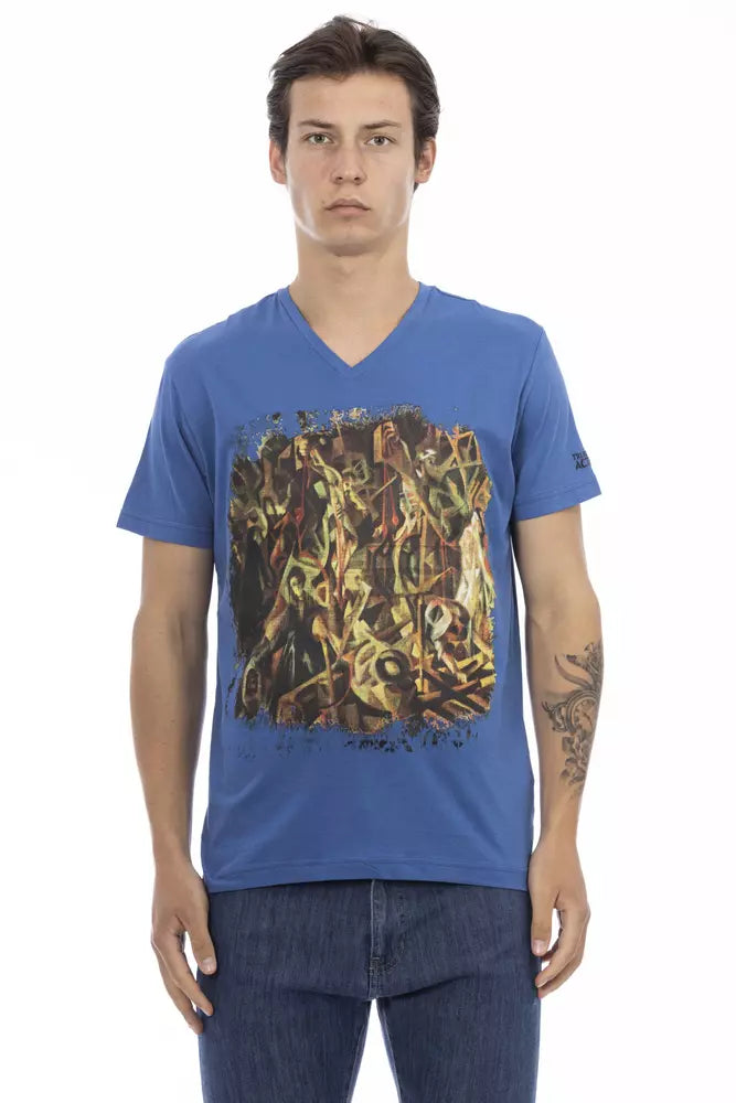 Trussardi Action Blauw Katoenen Heren T-shirt