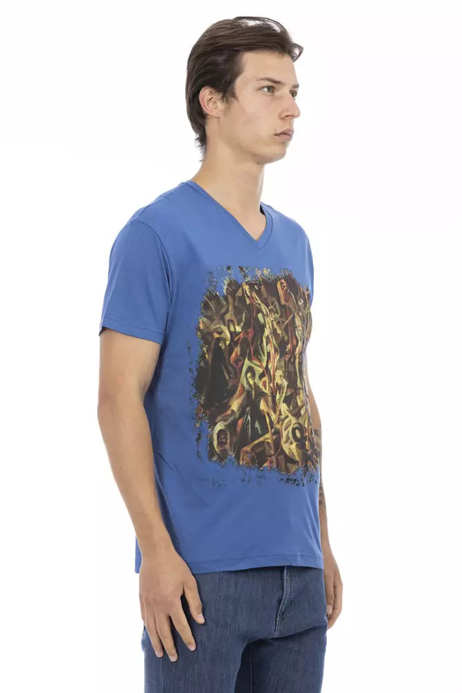 Trussardi Action Blauw Katoenen Heren T-shirt
