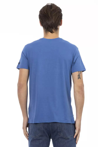 Trussardi Action Blauw Katoenen Heren T-shirt