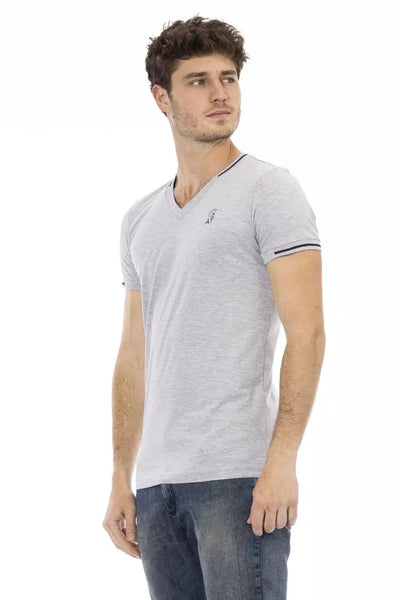 Trussardi Action Grijs Katoenen Heren T-shirt