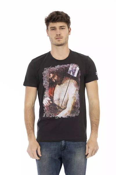 Trussardi Action Zwart Katoenen Heren T-shirt