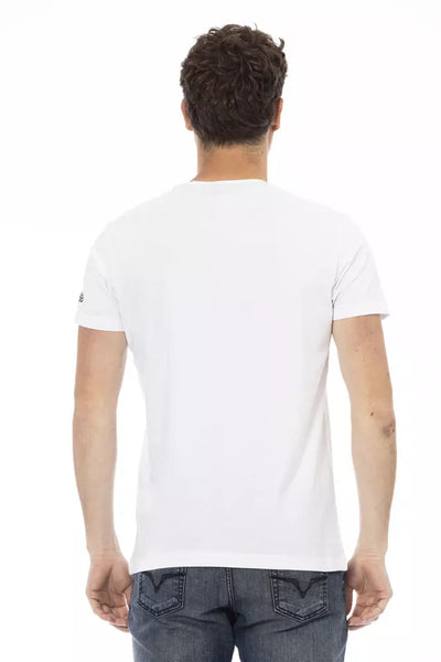 Trussardi Action Wit Katoenen Heren T-shirt