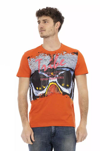 Trussardi Action Oranje Katoenen Heren T-shirt