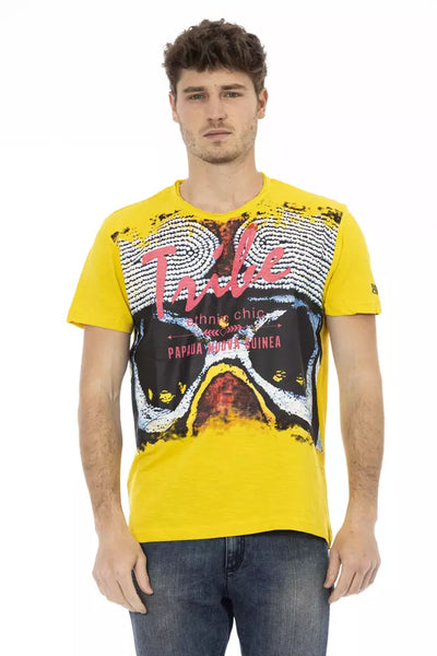 Trussardi Action Geel Katoenen Heren T-shirt