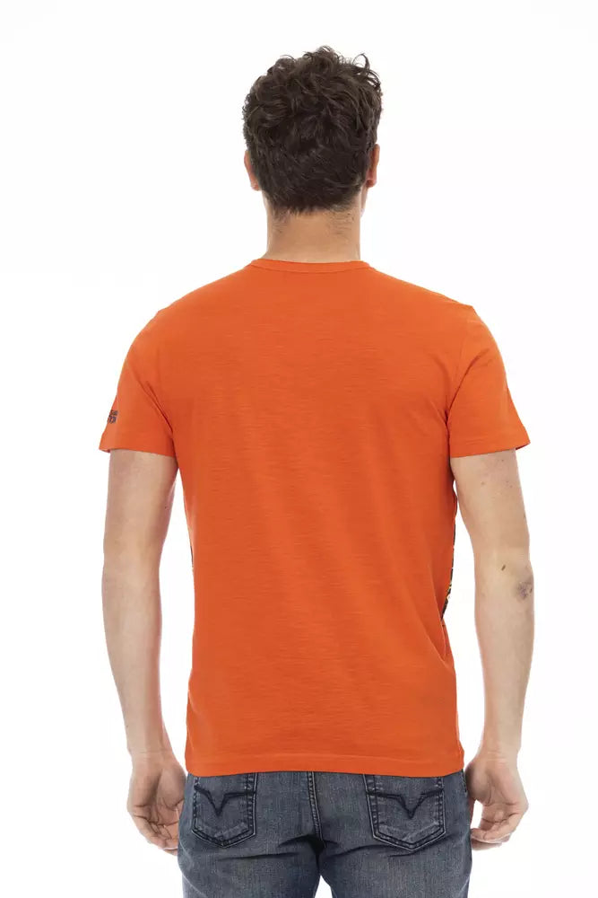 Trussardi Action Oranje Katoenen Heren T-shirt