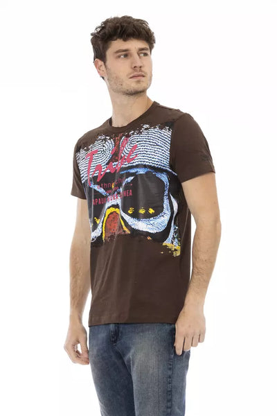 Trussardi Action Bruin Katoenen Heren T-shirt