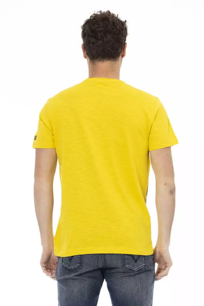 Trussardi Action Geel Katoenen Heren T-shirt