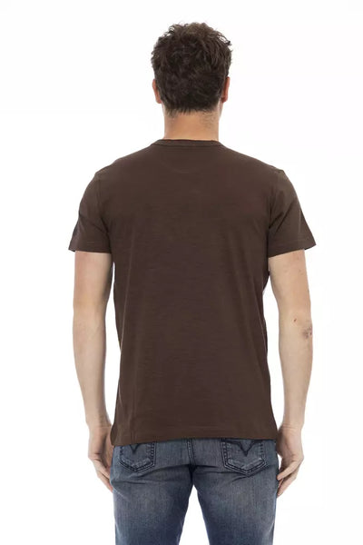 Trussardi Action Bruin Katoenen Heren T-shirt