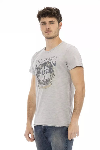 Trussardi Action Grijs Katoenen Heren T-shirt