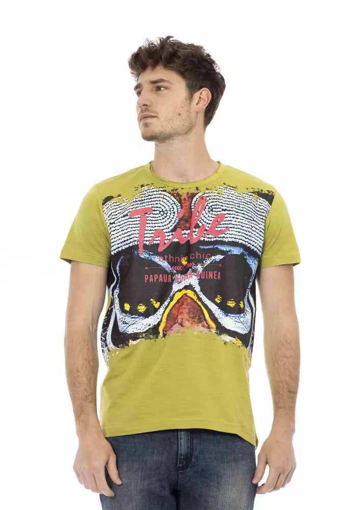 Trussardi Action Groen Katoenen Heren T-shirt
