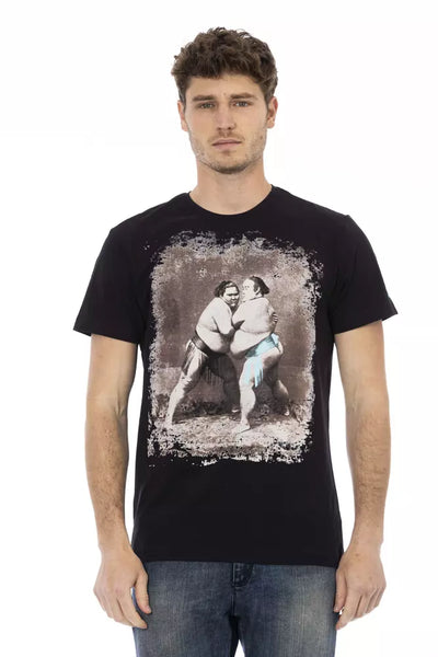 Trussardi Action Zwart Katoenen Heren T-shirt