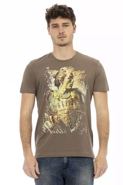 Trussardi Action Bruin Katoenen Heren T-shirt