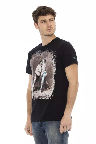 Trussardi Action Zwart Katoenen Heren T-shirt