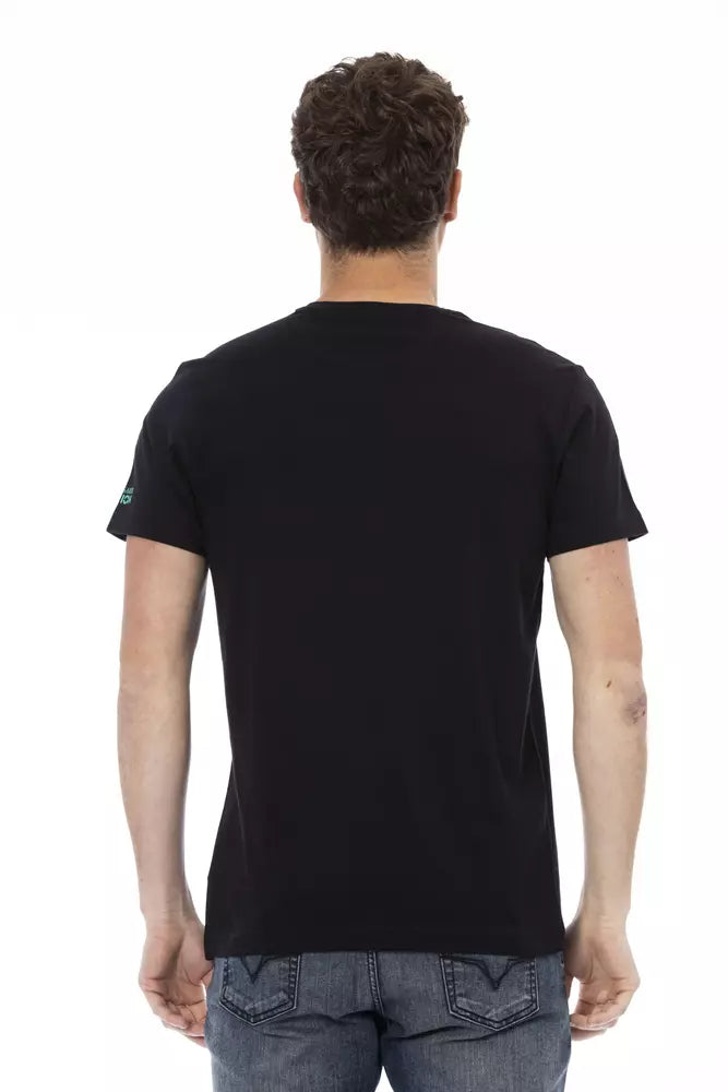 Trussardi Action Zwart Katoenen Heren T-shirt