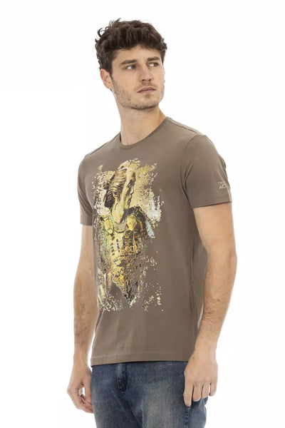 Trussardi Action Bruin Katoenen Heren T-shirt