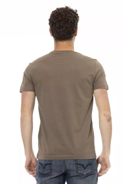 Trussardi Action Bruin Katoenen Heren T-shirt
