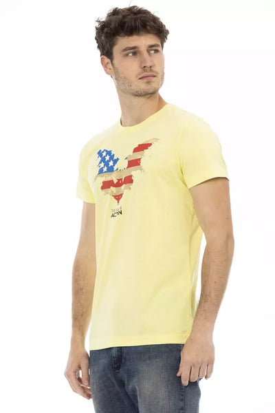 Trussardi Action Geel Katoenen Heren T-shirt