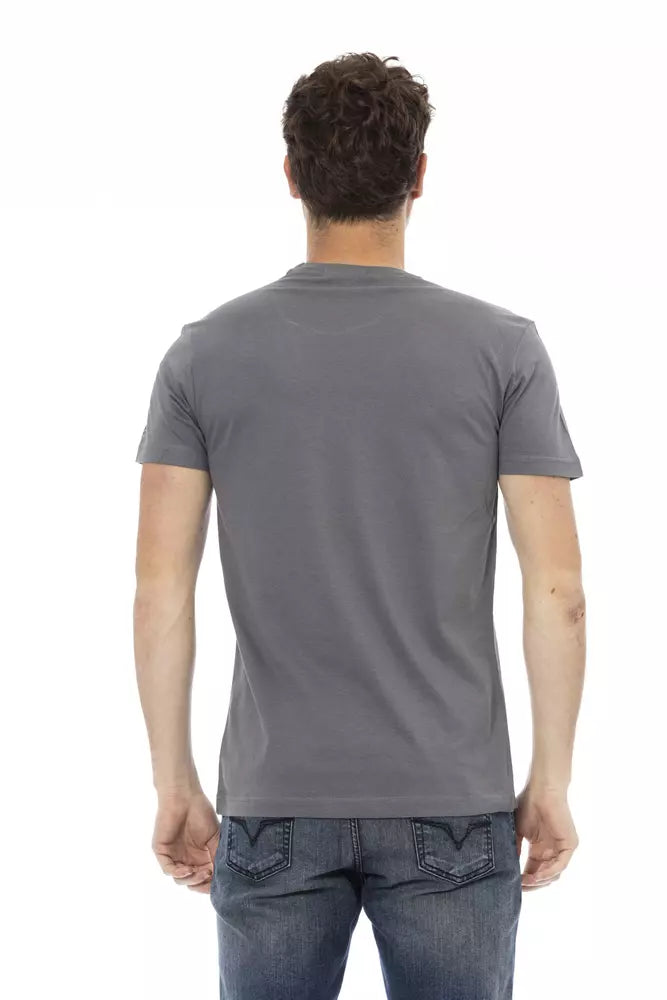 Trussardi Action Grijs Katoenen Heren T-shirt