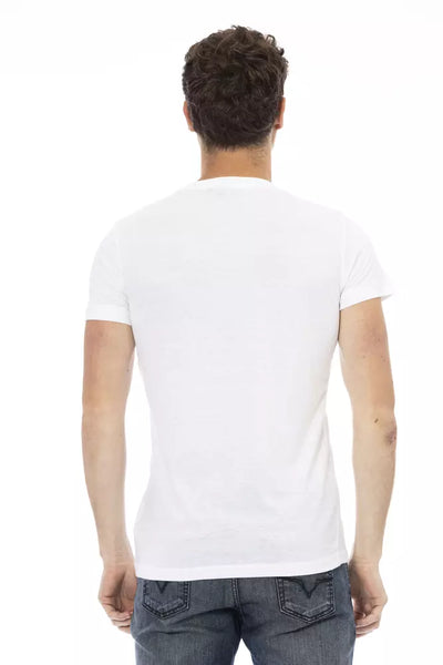 Trussardi Action Wit Katoenen Heren T-shirt