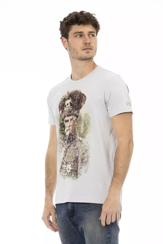 Trussardi Action Grijs Katoenen Heren T-shirt