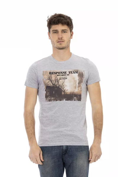 Trussardi Action Grijs Katoenen Heren T-shirt