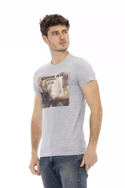Trussardi Action Grijs Katoenen Heren T-shirt