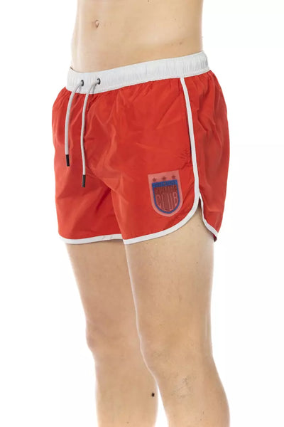 Bikkembergs Rode Polyester Heren Zwembroek
