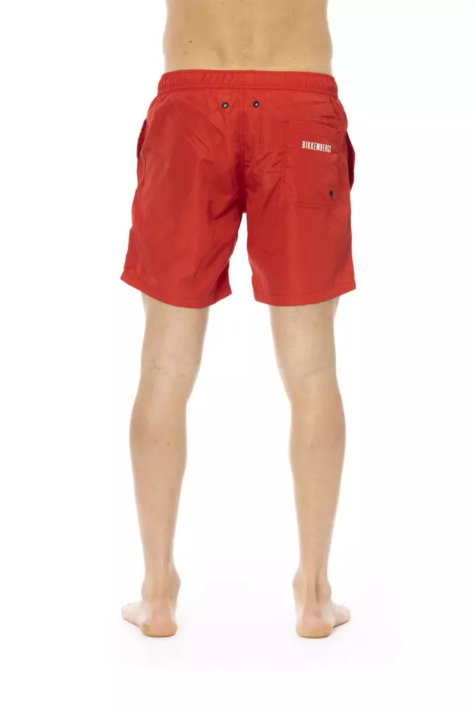 Bikkembergs Rode Polyester Zwembroek voor Heren