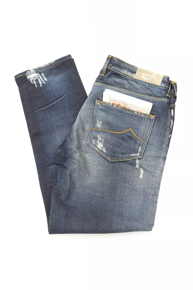 Jacob Cohen Blauwe Katoenen Damesjeans