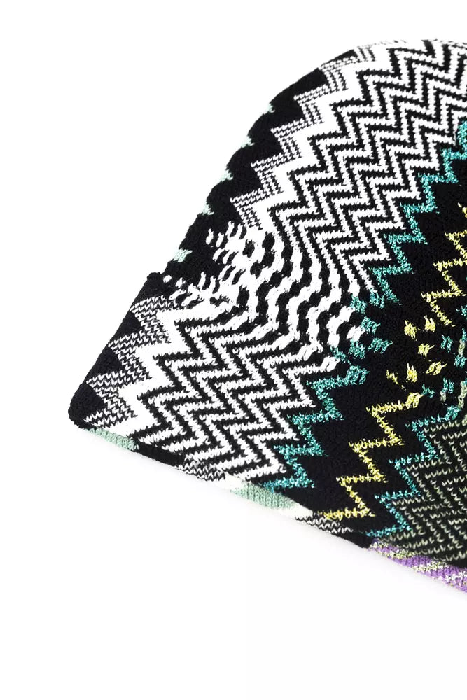 Chapeau femme en laine multicolore Missoni