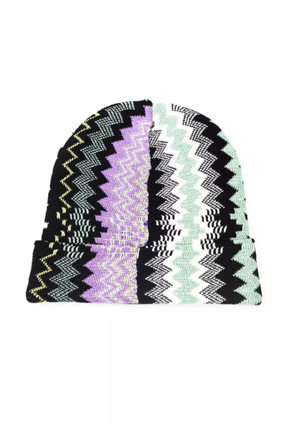 Chapeau femme en laine multicolore Missoni