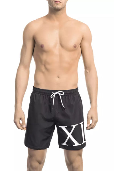 Bikkembergs Zwarte Polyester Heren Zwembroek