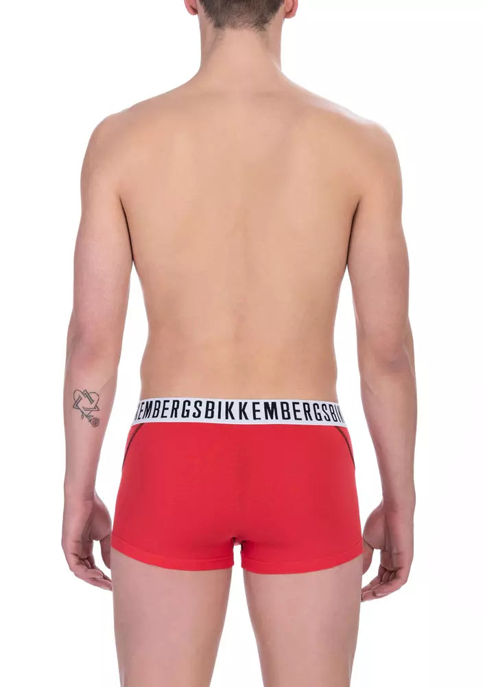 Bikkembergs Rode Katoenen Heren Trunk Ondergoed