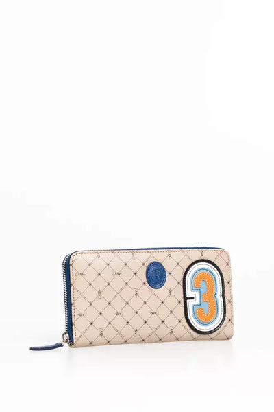 Trussardi beige leren herenportemonnee