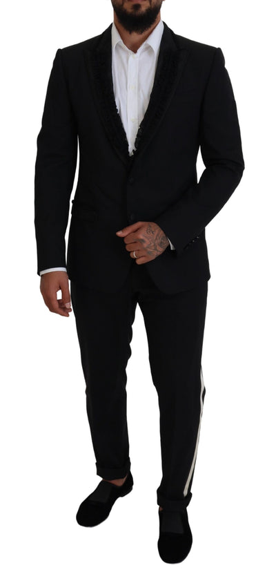 Blazer slim noir MARTINI Dolce &amp; Gabbana