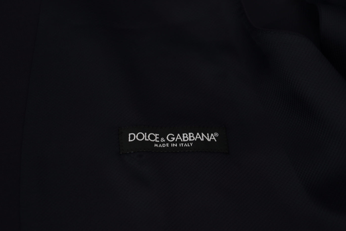 Dolce &amp; Gabbana Donkerblauw Wollen Stretch Vest Formeel Vest