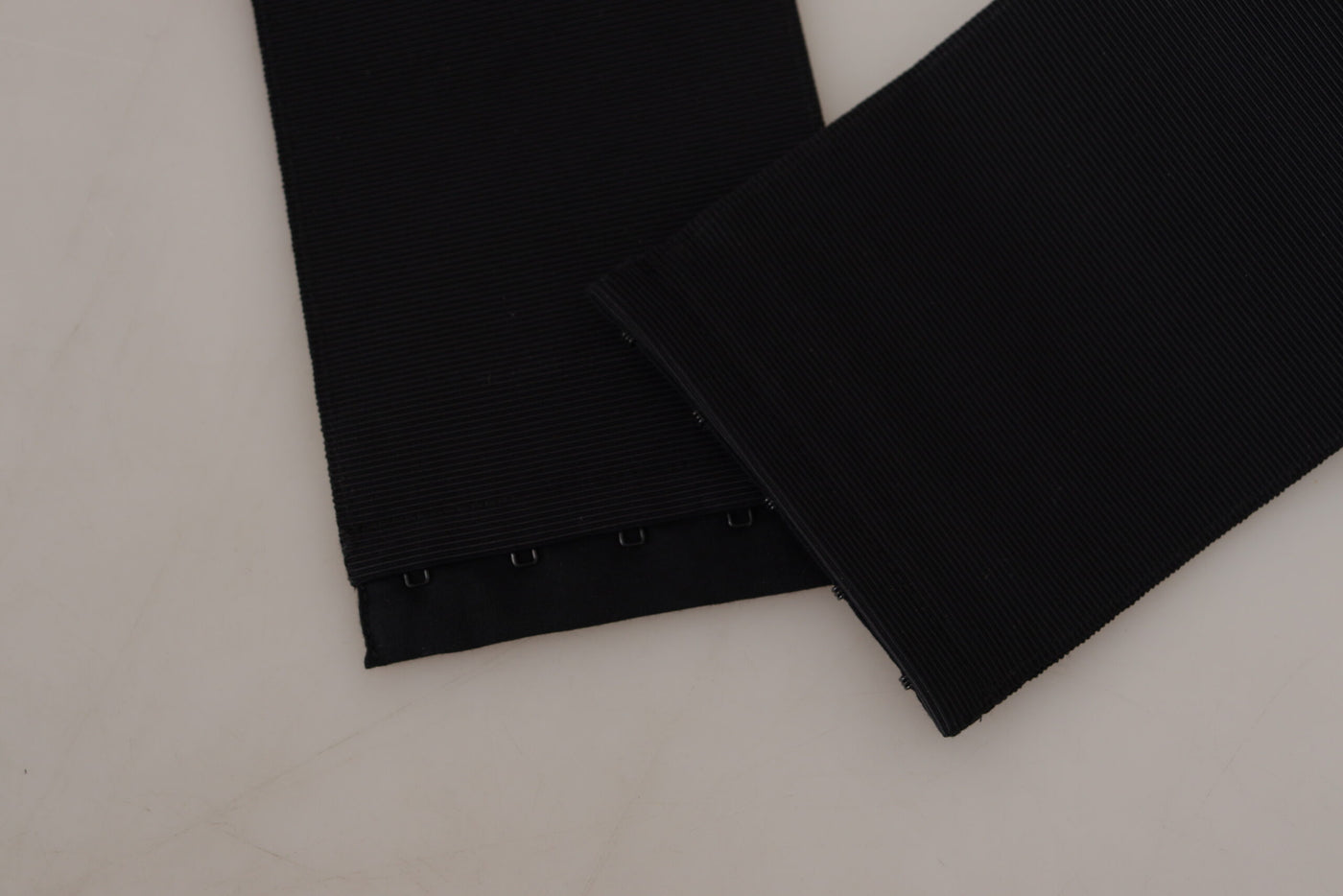 Ceinture Dolce &amp; Gabbana en soie noire ornée de cristaux