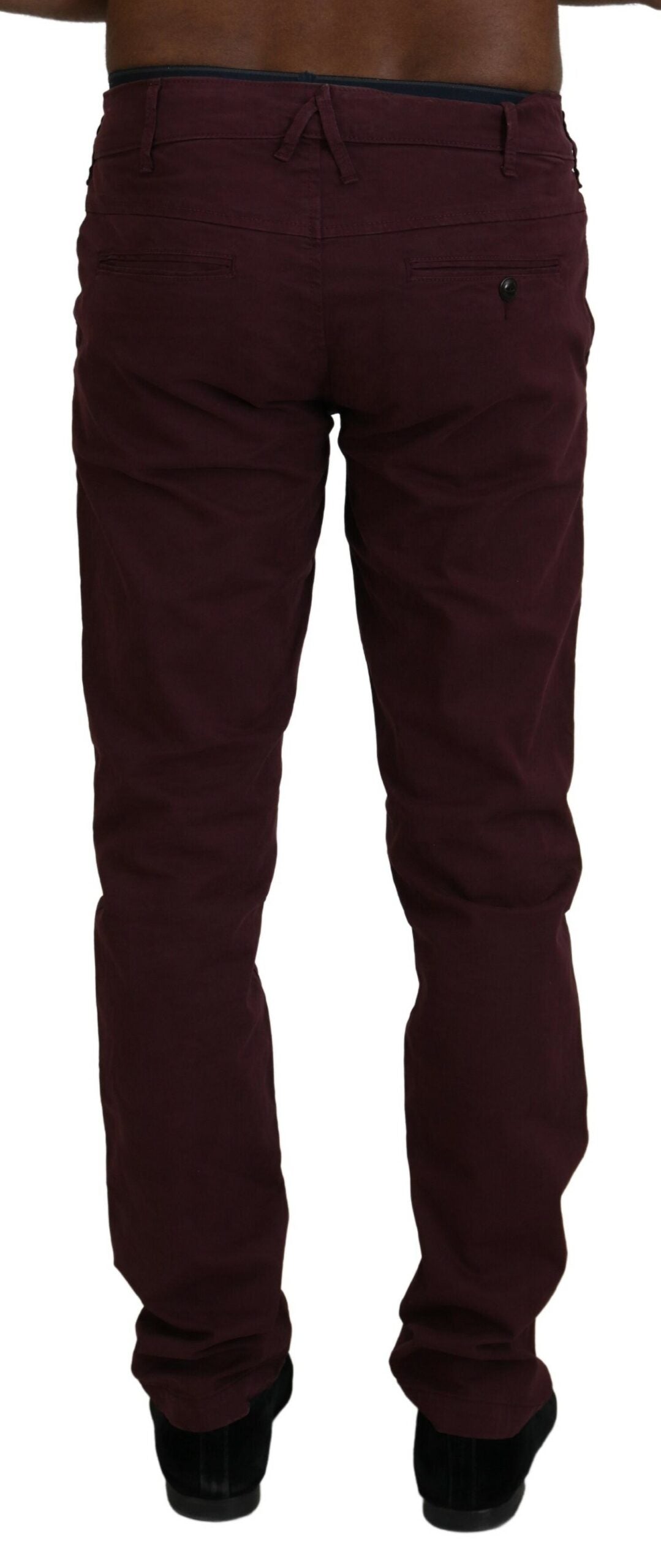 Pantalon skinny décontracté en coton extensible marron CYCLE pour homme